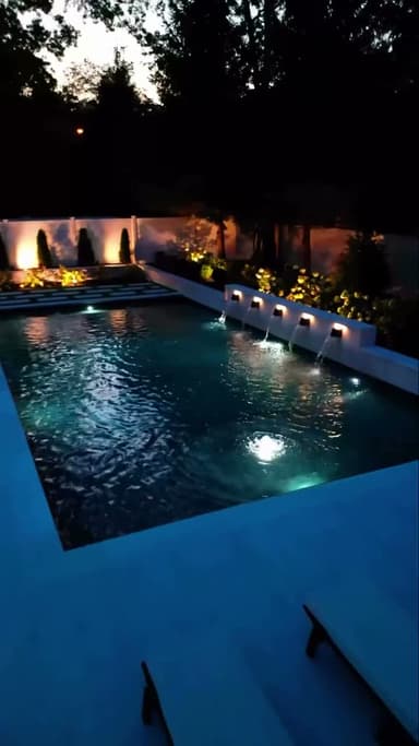 Creative Design & Maintenance — Pool · Hardscape +2 video
